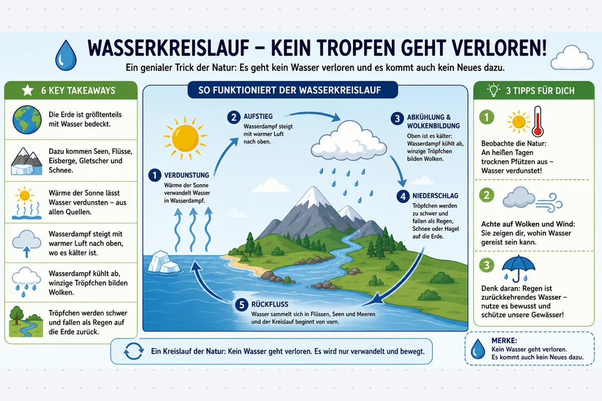 Tool YouTube Infografik von KI Schulgenie fasst ein YouTube-Video als übersichtliche Infografik zusammen